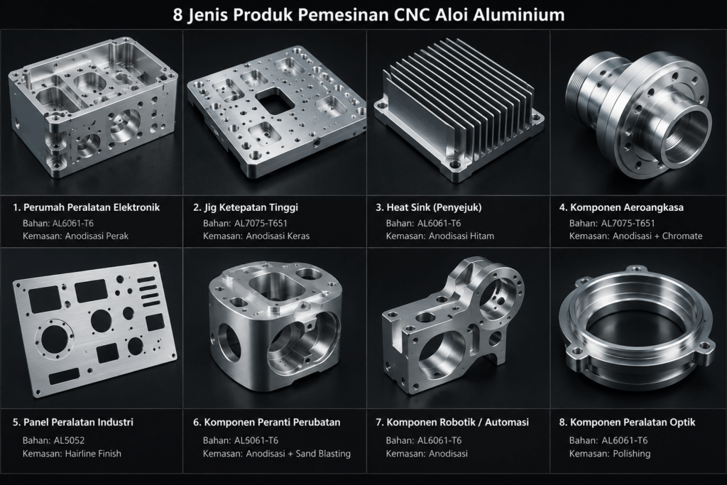 鋁合金 CNC 加工是利用電腦數值控制工具機(如銑床、車床),針對鋁合金材料進行精密切削、鑽孔和成型的現代化製造工藝。 - 最常見6061 鋁合金 7075 鋁合金 5052 鋁合金 2024 鋁合金