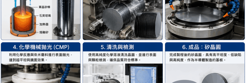 矽晶圓 Silicon wafer 加工 / 晶圓製造 半導體是什麼？